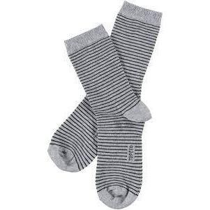 Topeco Smalrandiga Strumpor Grå