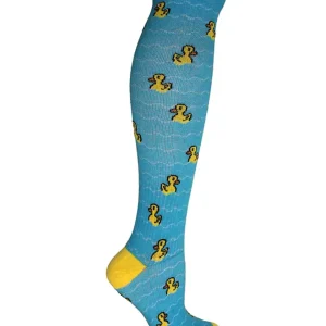 Zent Stödstrumpa Gummiankor Blå